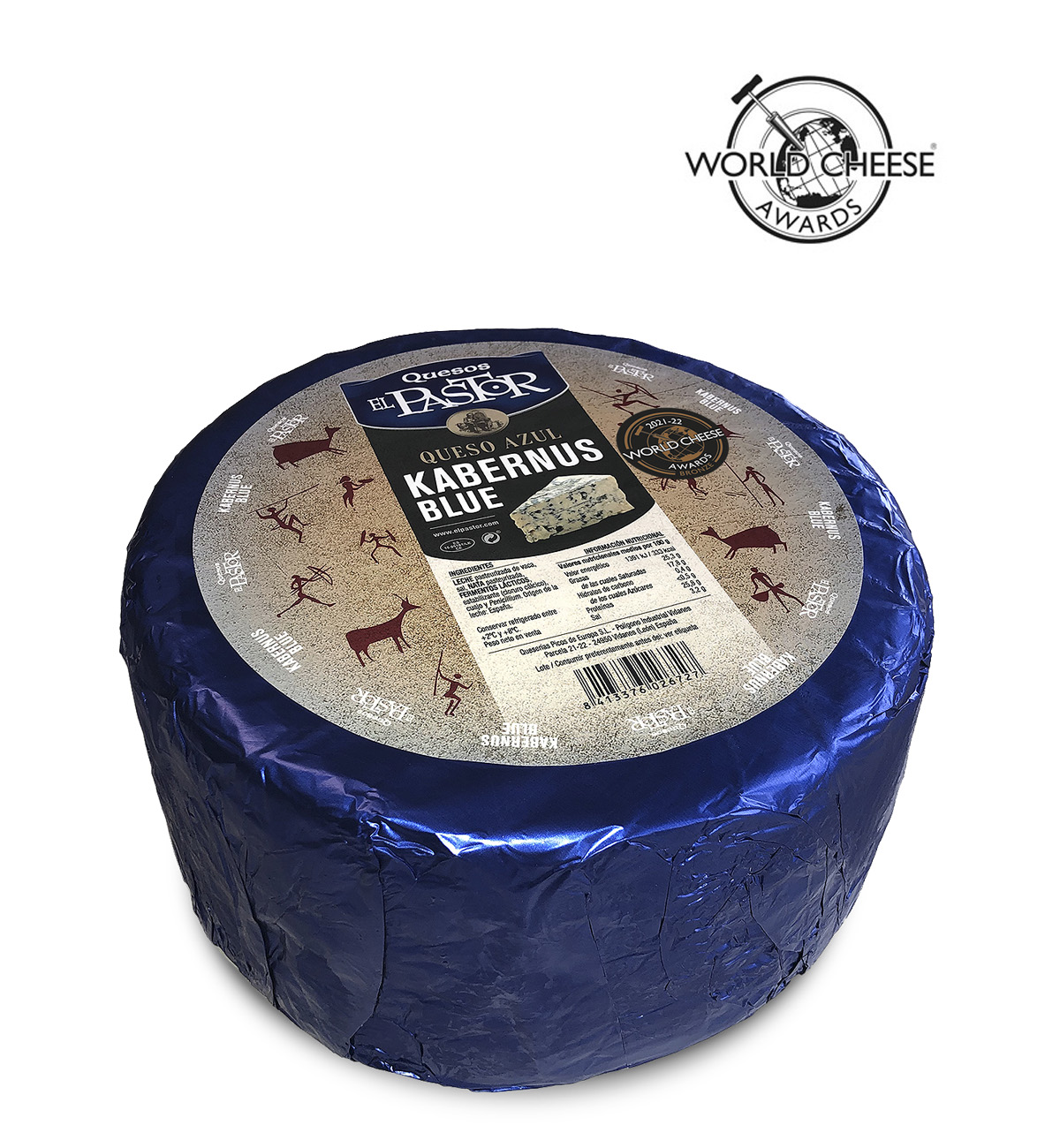 Queso Azul Vaca Kabernus Blue Pieza Kg Quesos El Pastor